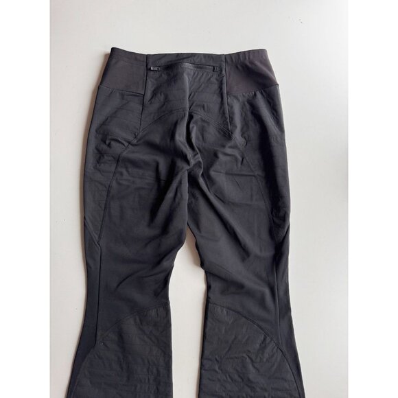 ATHLETA Peak Hybrid Fleece Black Brushed Flared Boot Cut Pants, Size S - Picture 8 of 16